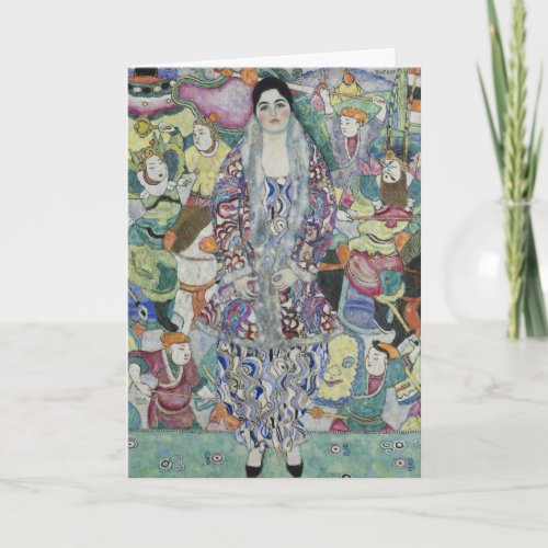 Portrait of Friederike Maria Beer by Gustav Klimt Card