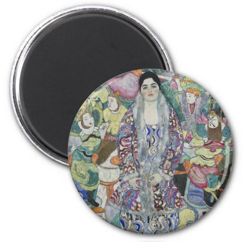 Portrait of Friederike Maria Beer by Gustav Klimt Magnet