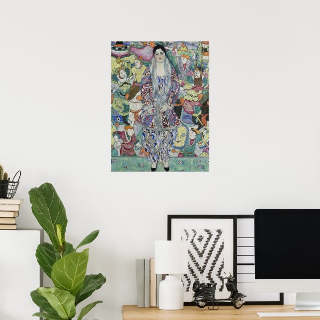 Portrait of Friederike Maria Beer by Gustav Klimt Poster (Home Office)