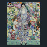 Portrait of Friederike Maria Beer — Gustav Klimt Poster<br><div class="desc">Gustav Klimt’s “Portrait of Friederike Maria Beer” (1916), oil on canvas, 168 × 130 cm; Tel Aviv Museum of Art (Mizne-Blumental Collection). A striking late-Klimt full-length portrait—Wiener Werkstätte fashion (dress by Wimmer-Wisgrill, “Marina” silk pattern by Dagobert Peche) against a richly ornamental backdrop. Public-domain reproduction prepared for crisp, high-resolution printing. Tip:...</div>