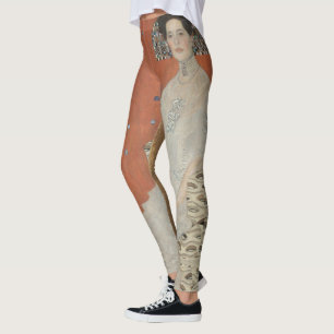 Portrait of Fritza Riedler by Gustav Klimt Leggings