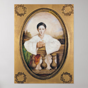 Portrait of Gaspard Deburau  as Pierrot, c.1815 Poster