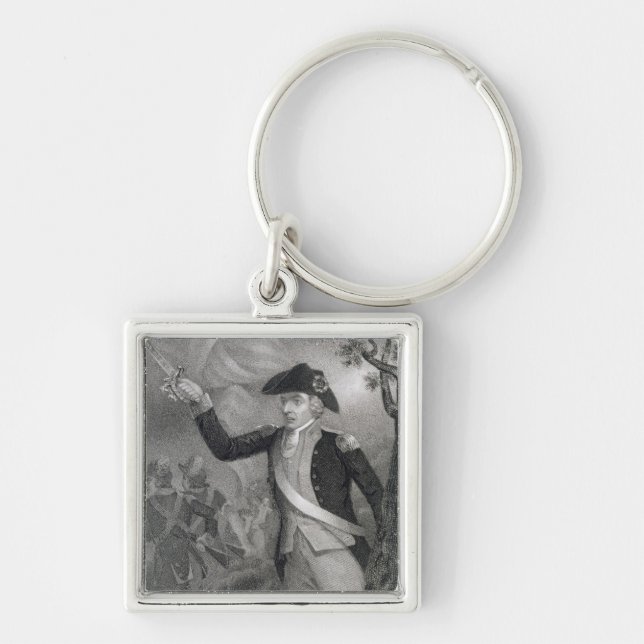 Portrait of General Francis Marion at the Battle o Keychain (Front)