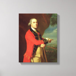 Portrait of General Thomas Gage, c.1768 (oil on ca Canvas Print