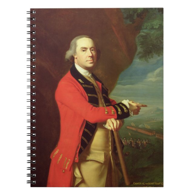 Portrait of General Thomas Gage, c.1768 (oil on ca Notebook (Front)