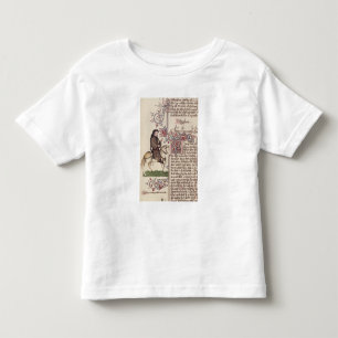 Portrait of Geoffrey Chaucer  facsimile from Toddler T-shirt