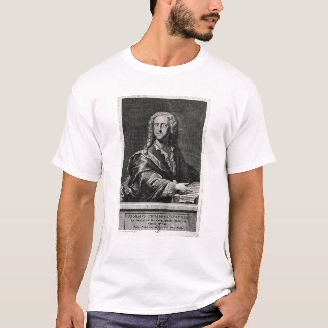 Portrait of Georg Philipp Telemann T-Shirt (Front)