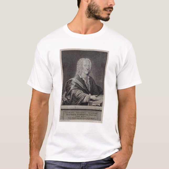 Portrait of Georg Philipp Telemann T-Shirt (Front)