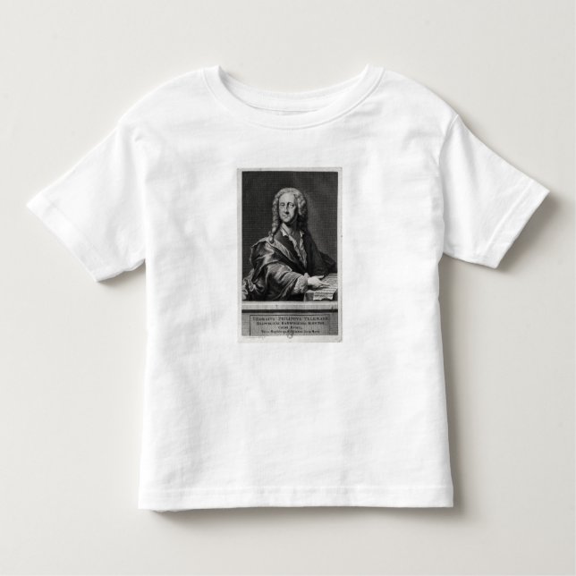 Portrait of Georg Philipp Telemann Toddler T-shirt (Front)