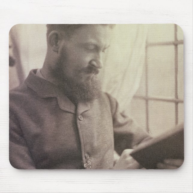Portrait of George Bernard Shaw (1856-1950) as a Y Mouse Pad (Front)