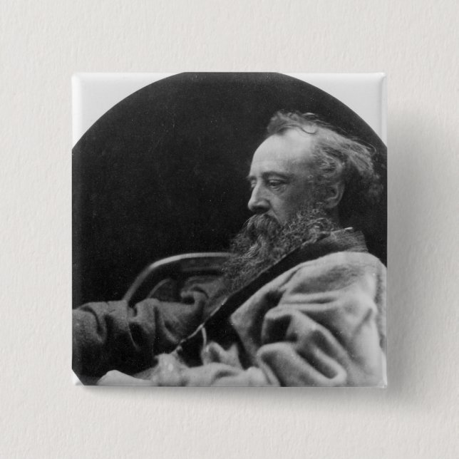 Portrait of George Frederick Watts Button (Front)