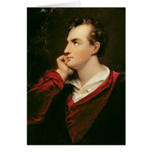 Portrait of George Gordon Byron 6th Baron Cards