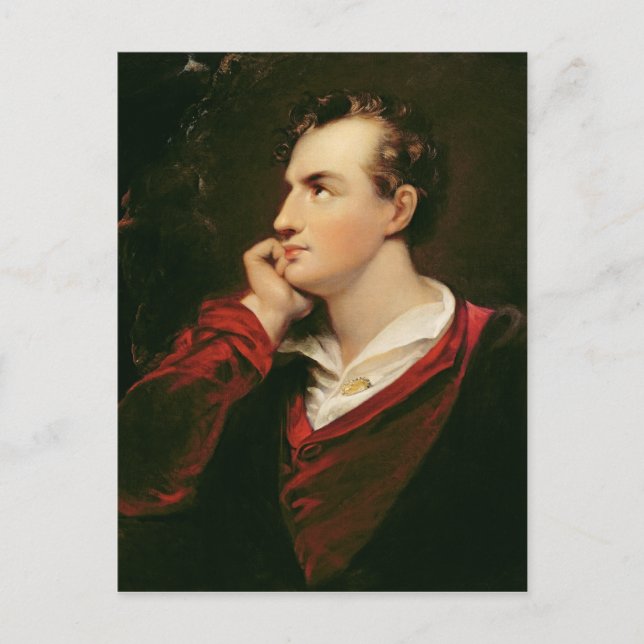 Portrait of George Gordon Byron  6th Baron Postcard (Front)
