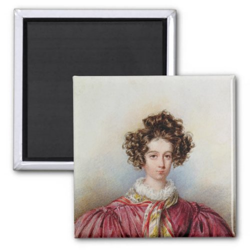 Portrait of George Sand  1830 Magnet