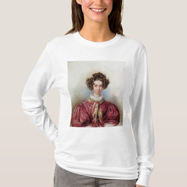 Portrait of George Sand  1830 T-Shirt (Front)