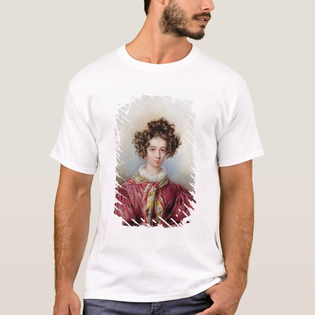 Portrait of George Sand  1830 T-Shirt (Front)