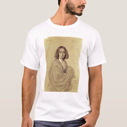 Portrait of George Sand  1837 T_Shirt