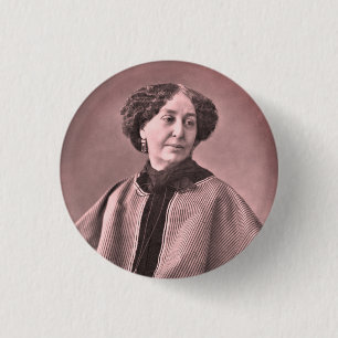 Portrait of George Sand by Nadar Button