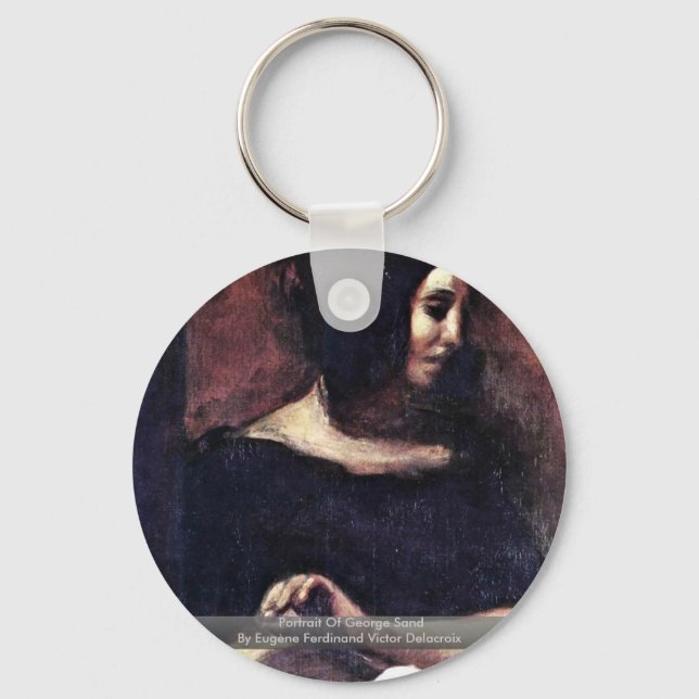 Portrait Of George Sand Keychain (Front)