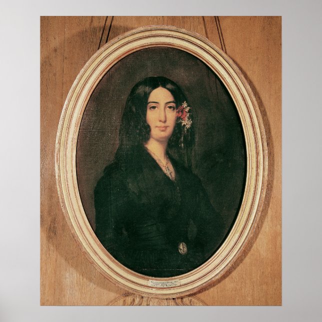 Portrait of George Sand Poster (Front)