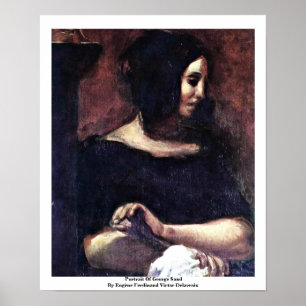 Portrait Of George Sand Poster