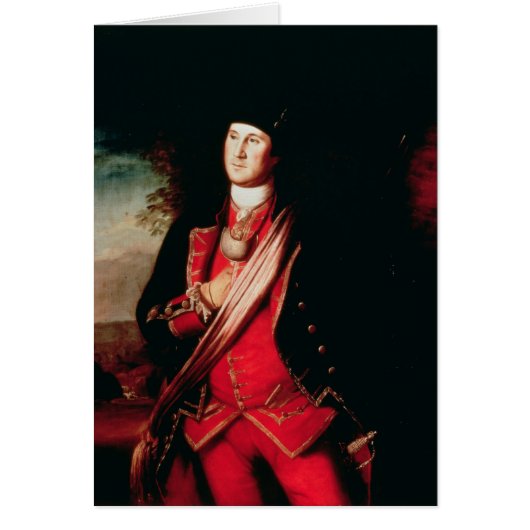Portrait of George Washington 1772 Cards (Front)
