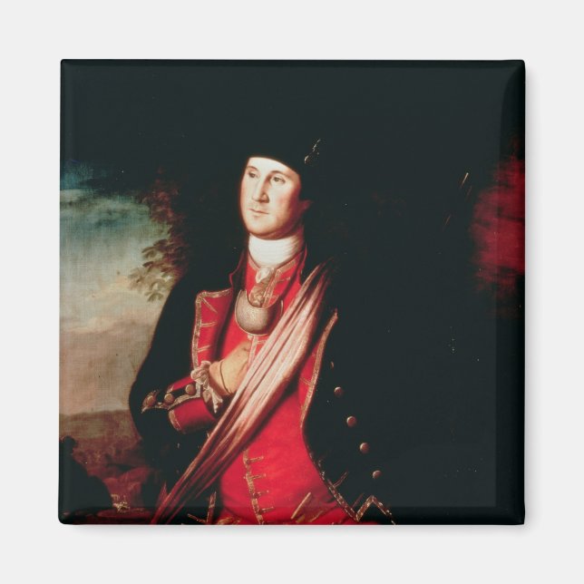 Portrait of George Washington  1772 Magnet (Front)