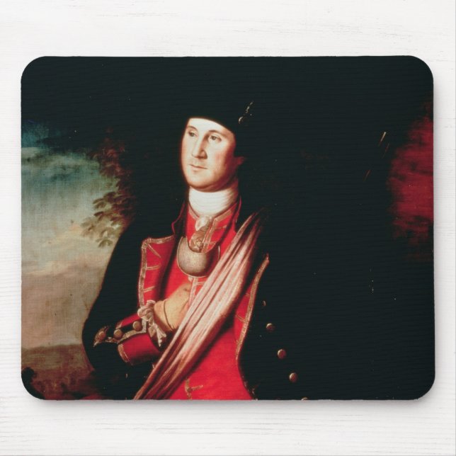 Portrait of George Washington  1772 Mouse Pad (Front)