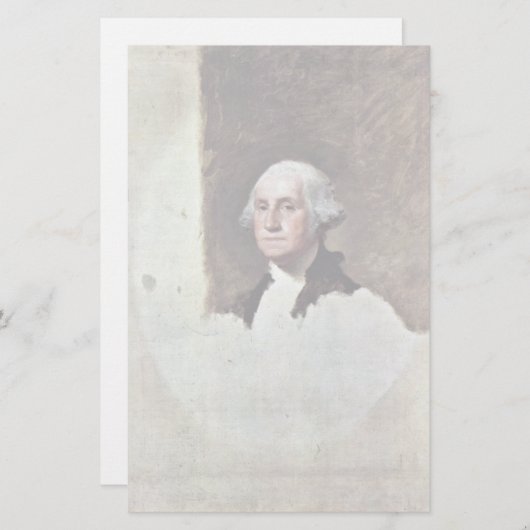 Portrait Of George Washington, By Gilbert Stuart (Front/Back)