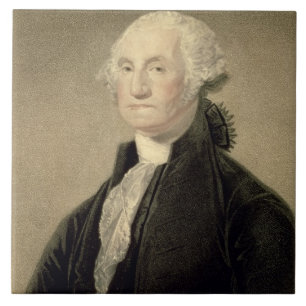 Portrait of George Washington, engraved by William Ceramic Tile