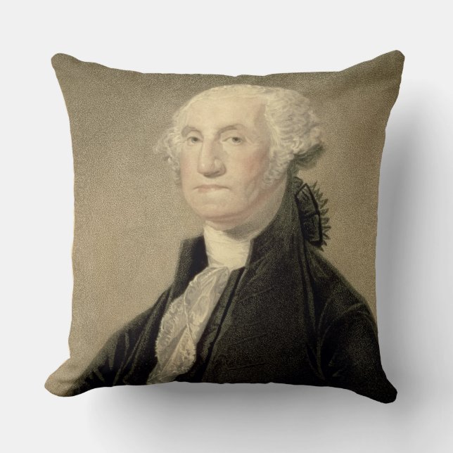 Portrait of George Washington, engraved by William Throw Pillow (Front)