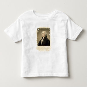 Portrait of George Washington, engraved by William Toddler T-shirt