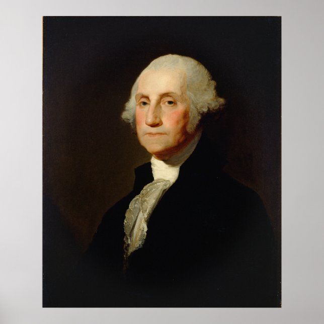 Portrait of George Washington Gilbert Stuart Poster (Front)