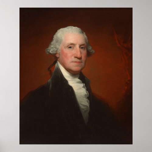Portrait of George Washington Gilbert Stuart Poster