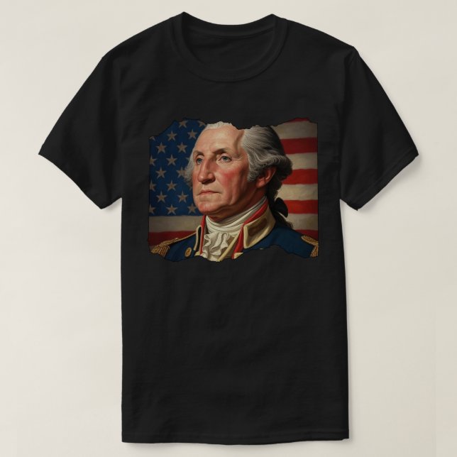 Portrait of George Washington T-Shirt (Design Front)