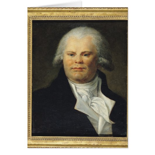 Portrait of Georges Danton Cards (Front)