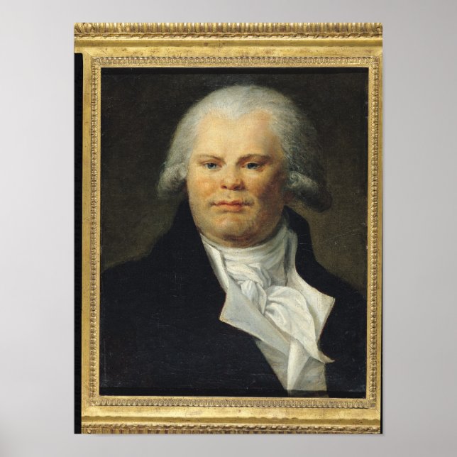 Portrait of Georges Danton Poster (Front)