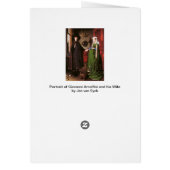 Portrait of Giovanni Arnolfini and his Wife (Back)