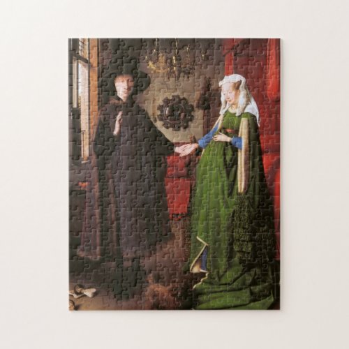 Portrait of Giovanni Arnolfini and his Wife Jigsaw Puzzle