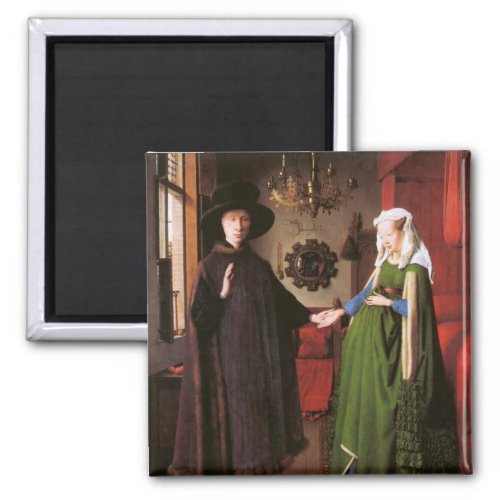 Portrait of Giovanni Arnolfini and his Wife Magnet