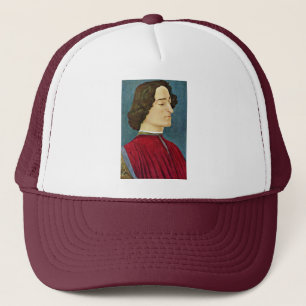 Portrait Of Giuliano De 'Medici By Botticelli Sand Trucker Hat
