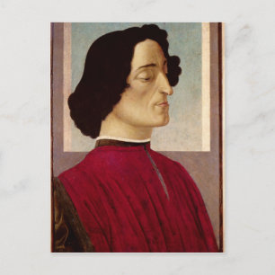 Portrait of Giuliano de' Medici c.1480 Postcard