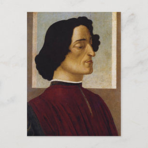 Portrait of Giuliano de' Medici Postcard