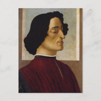 Portrait of Giuliano de' Medici Postcard