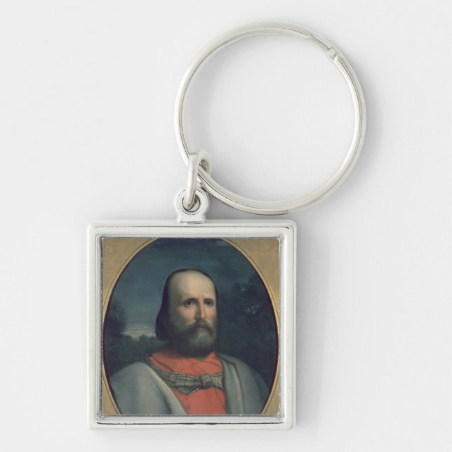 Portrait of Giuseppe Garibaldi 2 Keychain (Front)