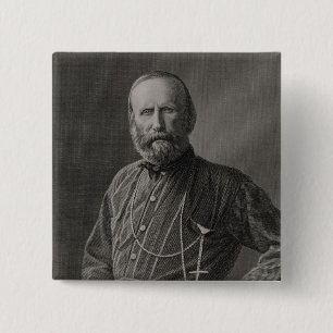 Portrait of Giuseppe Garibaldi Button
