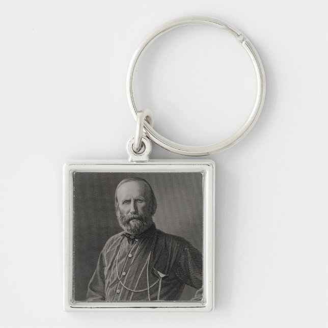 Portrait of Giuseppe Garibaldi Keychain (Front)