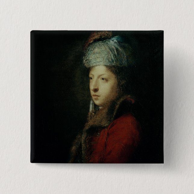 Portrait of Giuseppe Marchi  1753 Pinback Button (Front)