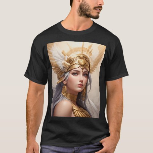 Portrait of Goddess Athena  T_Shirt