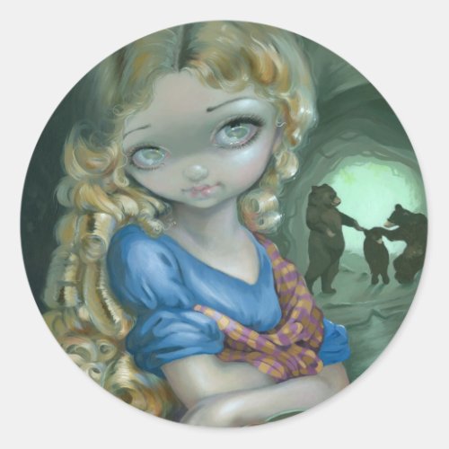 Portrait of Goldilocks Stickers